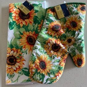 Home Collection Sunflower Oven Mitt